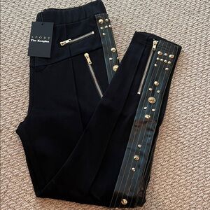 The kooples Pants with Gold Studded Accents